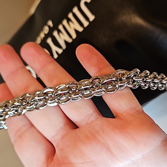 JIMMY CHOO Callie logo-print leather shoulder bag - Picture 6 of 15